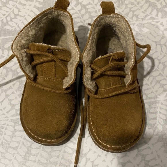 Zara Brown Kids Boots with Cozy Lining - Picture 1 of 4